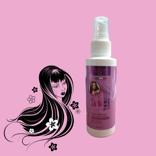 SPRAY PER CAPELLI LISCI - Luminosi e setosi alla cheratina senza risciaquo