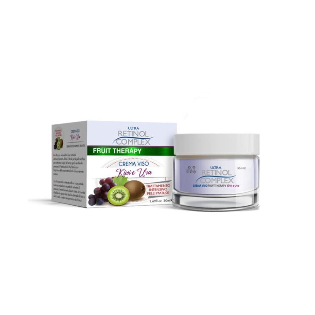 CREMA VISO KIWI E UVA - trattamento intensivo pelli mature