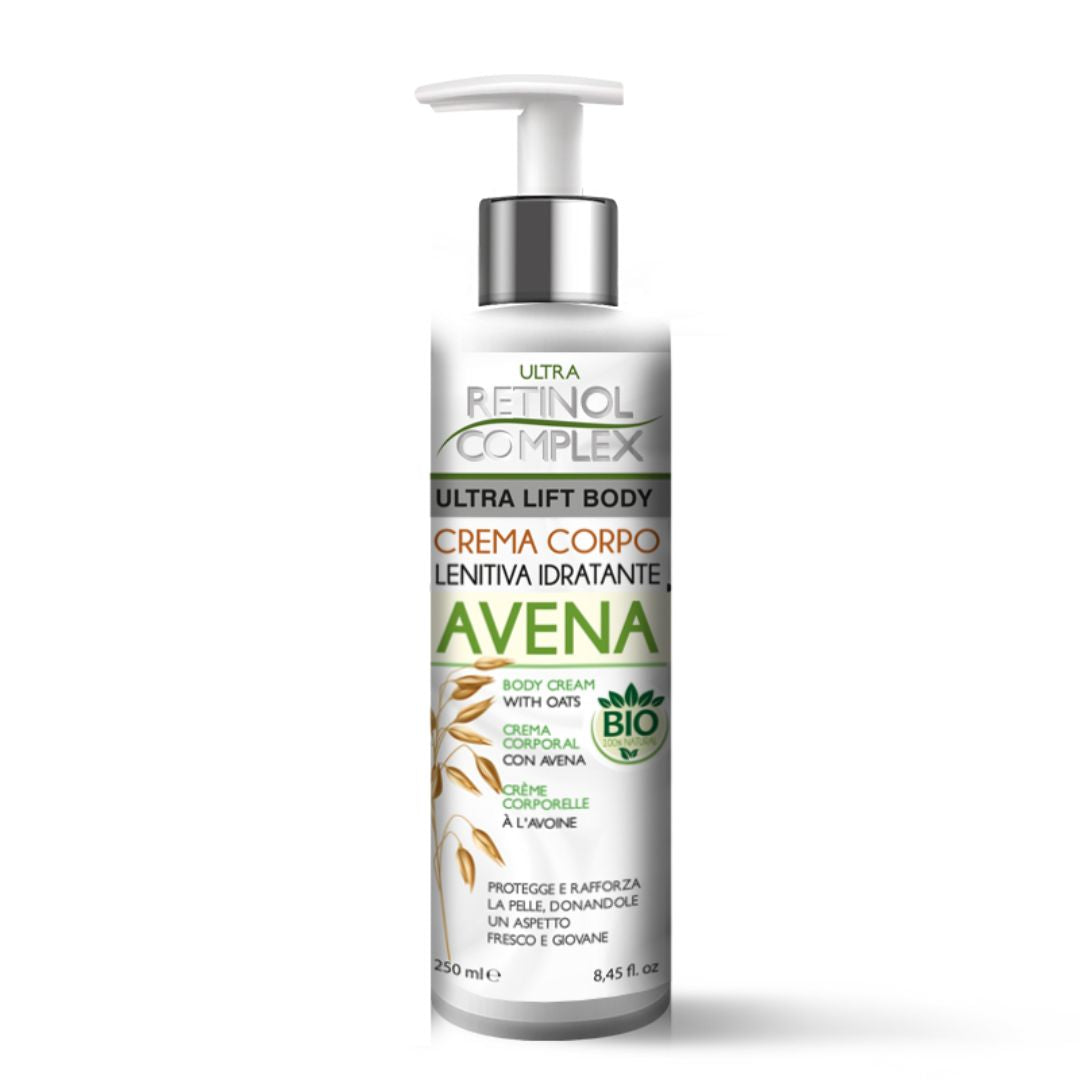 CREMA CORPO LENITIVA - con AVENA ricca di Vitamina E 250ml