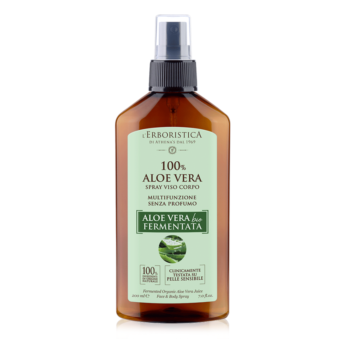 ALOE VERA FERMENTATA - Spray viso e corpo multifunzione senza profumo