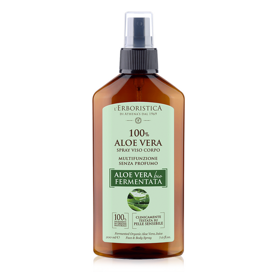 ALOE VERA FERMENTATA - Spray viso e corpo multifunzione senza profumo