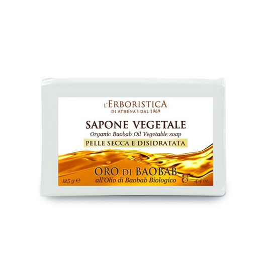 SAPONE VEGETALE - all'olio di baobad biologico 100gr