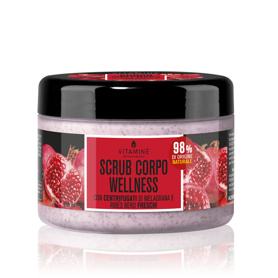 VITAMINE - SCRUB CORPO WELLNESS MELAGRANA & RIBES NERO