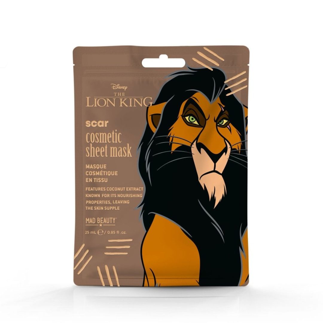 Disney - Maschera Viso In Tessuto Re Leone Scar