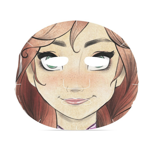 Disney - Maschera Viso In Tessuto Frozen Anna melograno