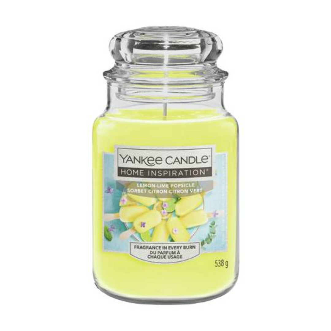 Yankee Candle - lemon-lime popsicle sorbet Giara grande 538g