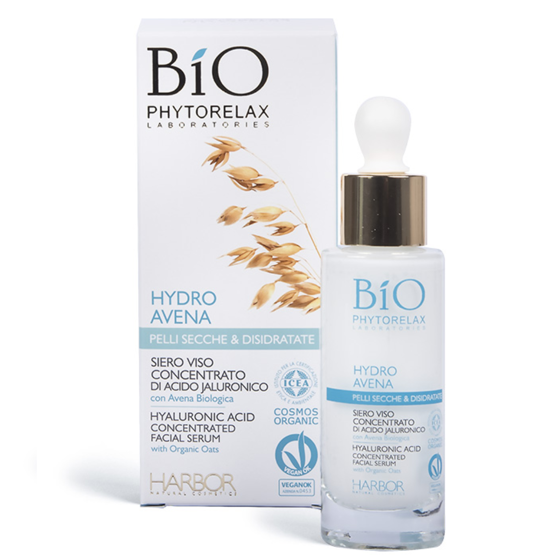 PHYTORELAX - SIERO VISO CONCENTRATO DI ACIDO JALURONICO con Avena Biologica