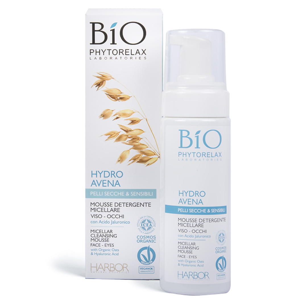 PHYTORELAX - MOUSSE DETERGENTE MICELLARE con Acido Jaluronico