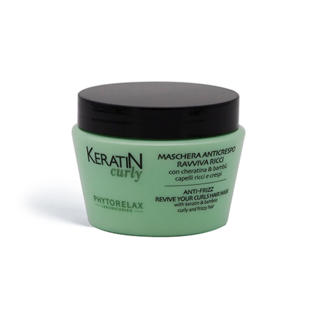 PHYTORELAX - MASCHERA ANTICRESPO RAVVIVA RICCI con cheratina & bambù Capelli ricci e crespi