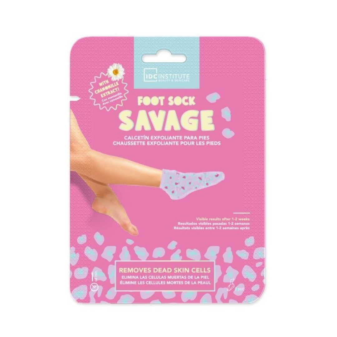 IDC - SAVAGE MASCHERA PIEDI esfoliante per calzini alla camomilla
