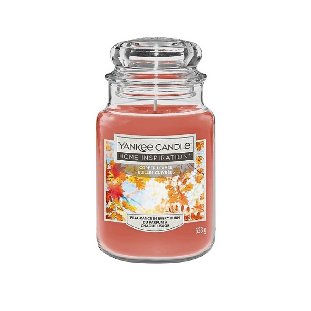 Yankee Candle WINTER - COPPER LEAVES Giara grande 538g