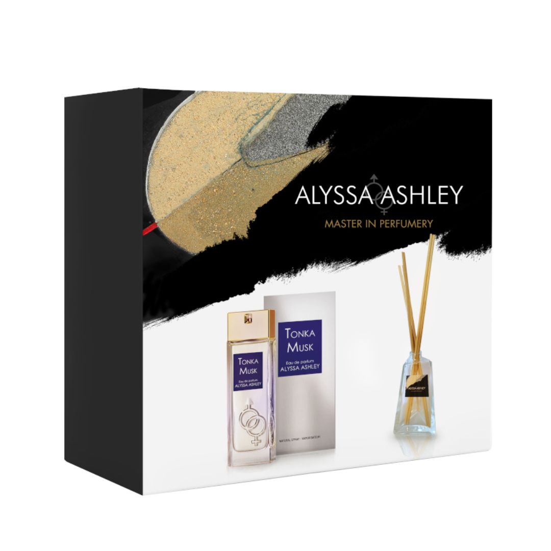 ALYSSA ASHLEY - Tonka Musk | Set EDP 50ml +  Profumatore Ambiente 50ml