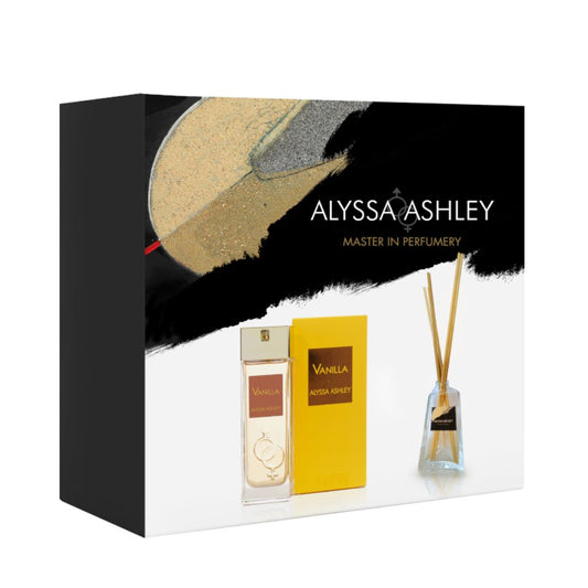 ALYSSA ASHLEY - Vanilla | Set EDP 50ml +  Profumatore Ambiente 50ml