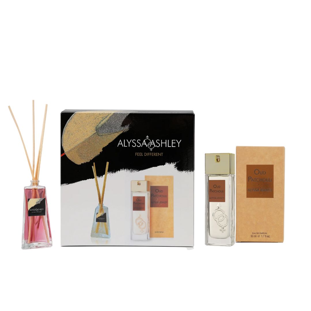 ALYSSA ASHLEY - Oud Patchouli | Set EDP 50ml + Profumatore Ambiente 50ml