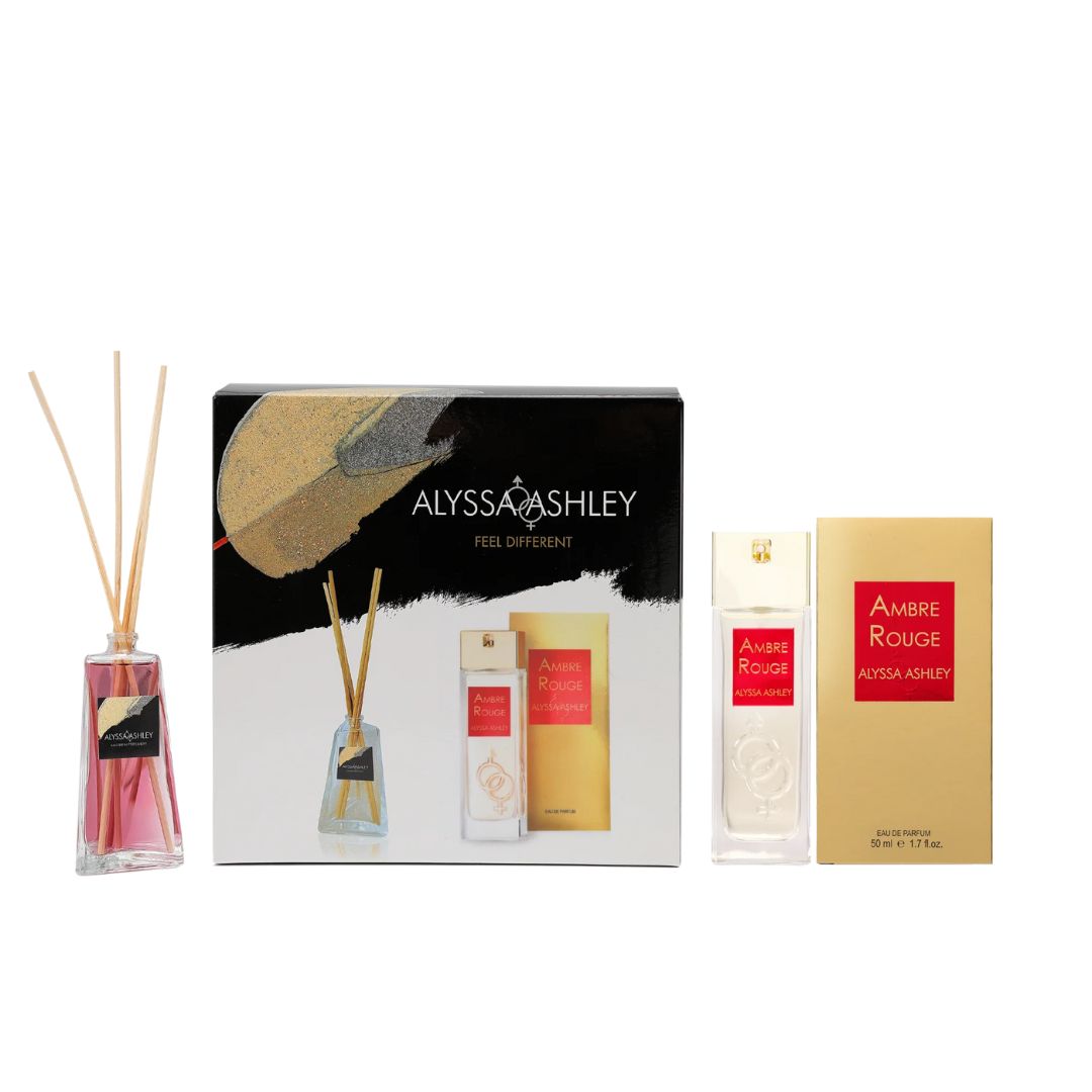ALYSSA ASHLEY - Ambre Rouge | Set EDP 50ml + Profumatore Ambiente 50ml