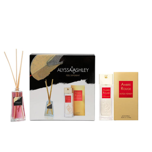 ALYSSA ASHLEY - Ambre Rouge | Set EDP 50ml +  Profumatore Ambiente 50ml