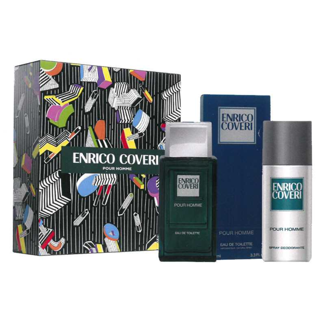 ENRICO COVERI - Cofanetto Contemporary Pour Homme con Eau de Toilette 100ml e Deo 150ml