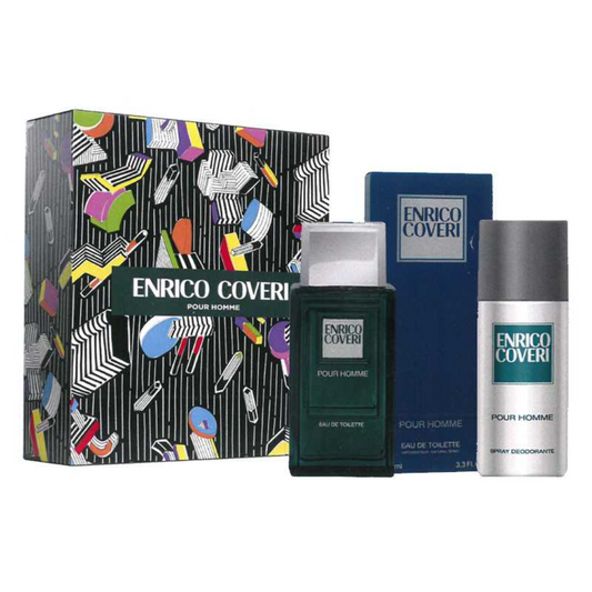 ENRICO COVERI - Cofanetto  Contemporary Pour Homme con Eau de Toilette 100ml e Deo 150ml