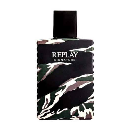 REPLAY SIGNATURE - Set Regalo Uomo EDT 100ml + Pochette