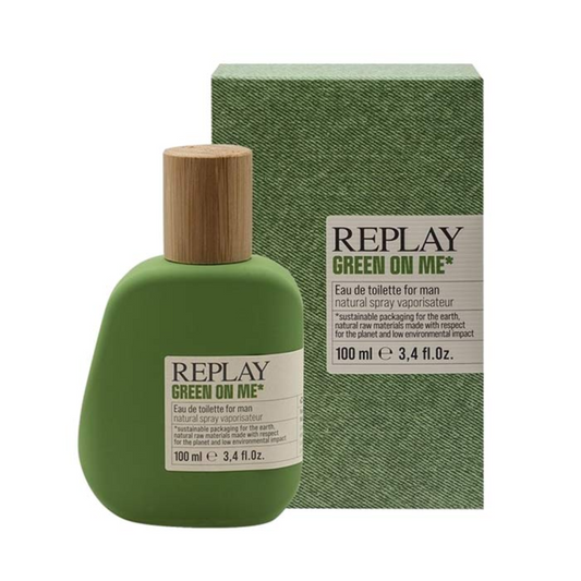 REPLAY GREEN ON ME - Set Regalo Uomo EDT 100ml + Pochette