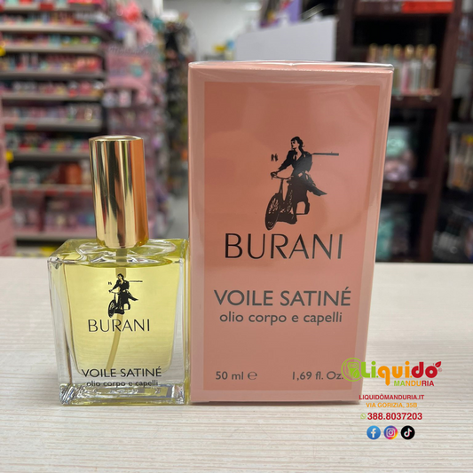 BURANI VOILE SATINE' - Olio Corpo e Capelli 50 ml