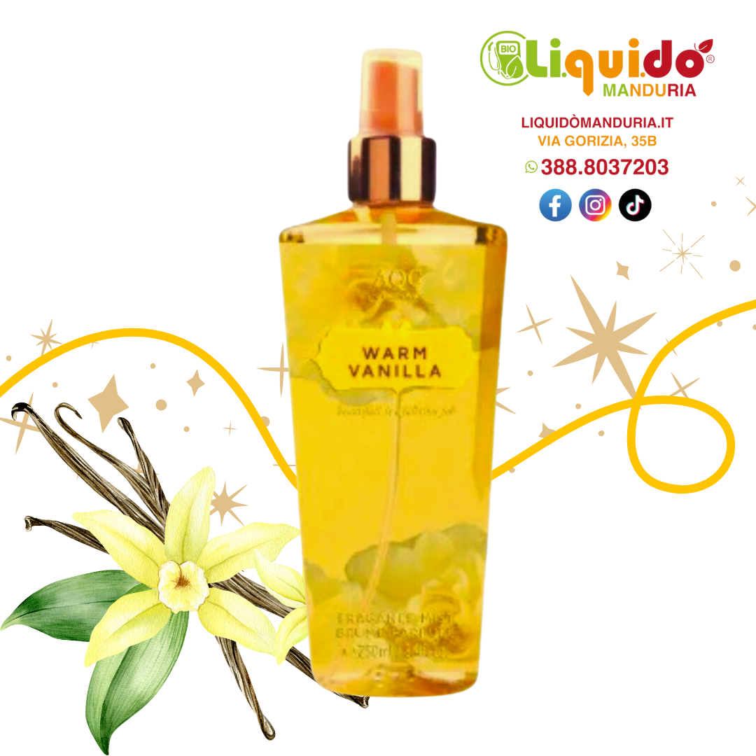 AQC - Fragance Mist WARN VANILLA- 250ML
