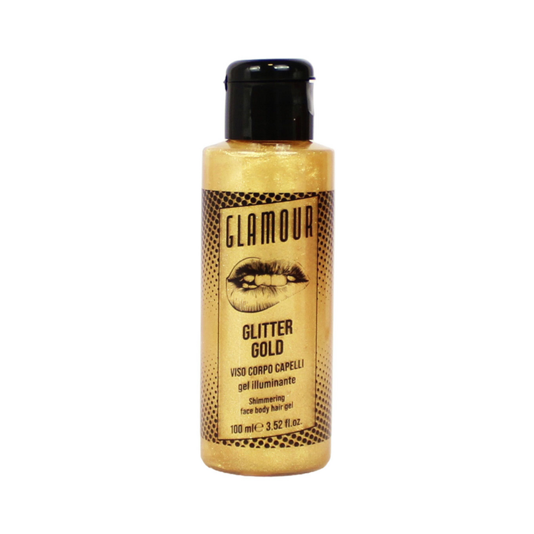 GLAMOUR GLITTER - GEL ILLUMINANTE VISO, CORPO, CAPELLI 100 ML ORO