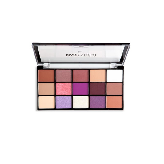 MAGIC STUDIO - Palette di ombretti assortiti da 15 colori