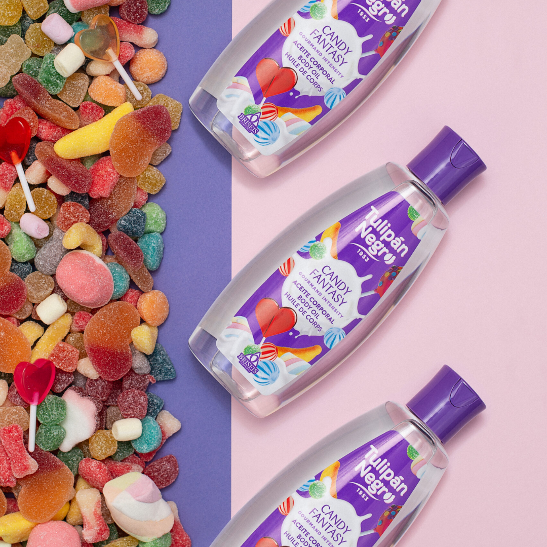Candy Fantasy Olio Corpo al Tulipano Nero 200 ml