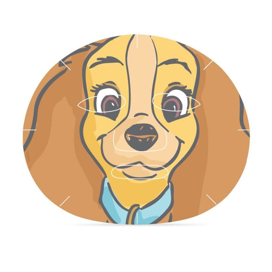 Disney - Maschere cosmetica in foglio Duo Disney Lilli e il Vagabondo