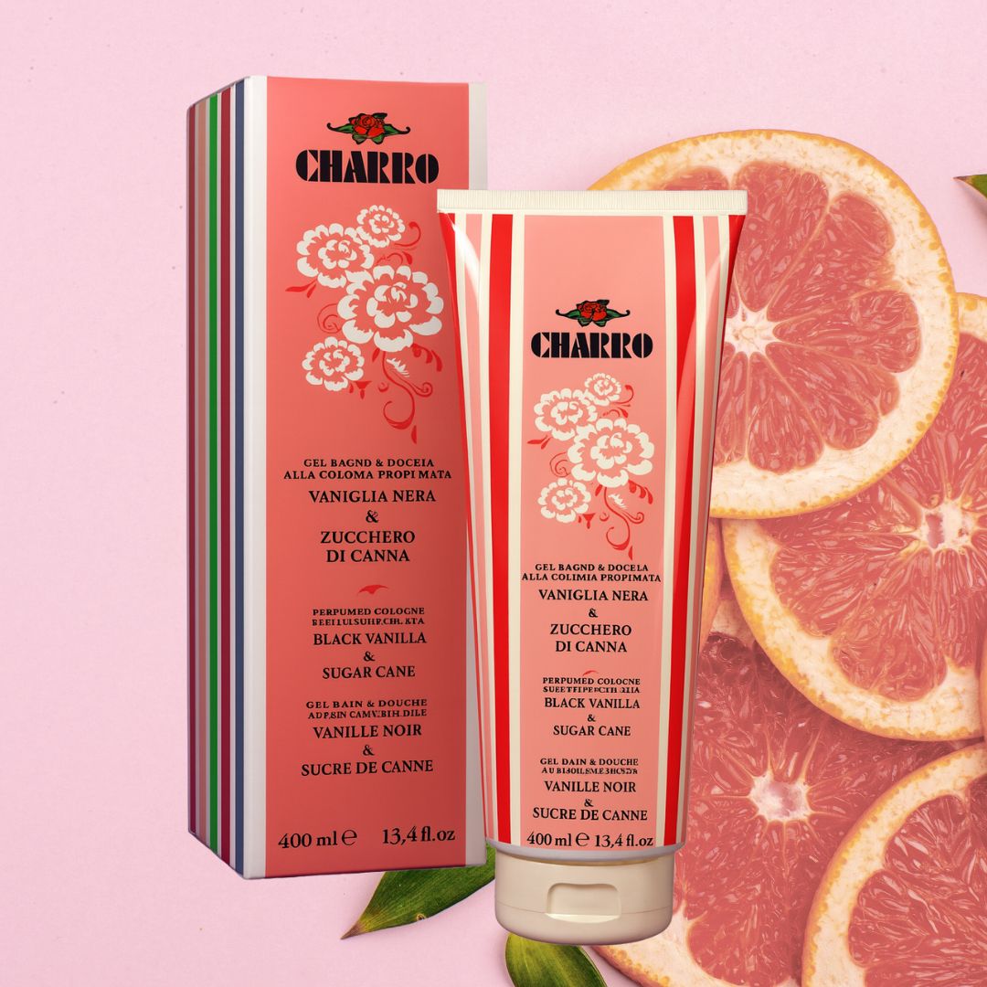 CHARRO PEPE ROSA & POMPELMO - ShowerGel alla Colonia Profumata 400ml