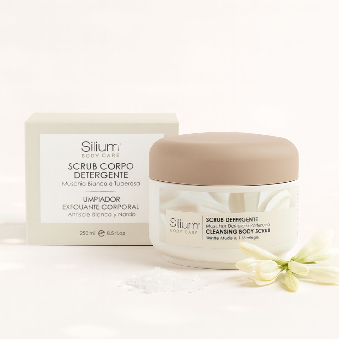 SILIUM Body Care | MUSCHIO BIANCO & TUBEROSA – Scrub Corpo Detergente 250 ml