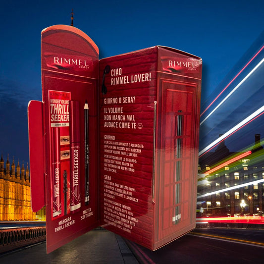 RIMMEL LONDON BEAUTY CALL | L’Audace – Set Mascara Thrill Seeker & Matita Soft Kohl