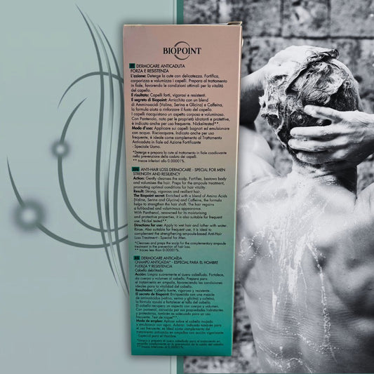 BIPOINT DERMOCARE ANTICADUTA UOMO – Shampoo Fortificante 200ml