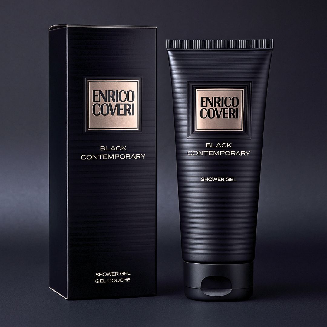 ENRICO COVERI BLACK CONTEMPORARY - Shower Gel Uomo 300ml