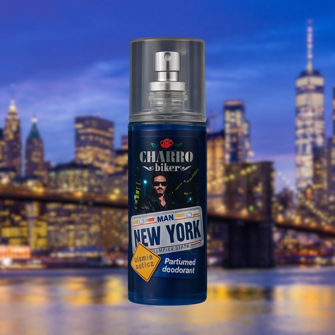 CHARRO BIKER NEW YORK MAN - Deodorante Corpo Profumato 115ml