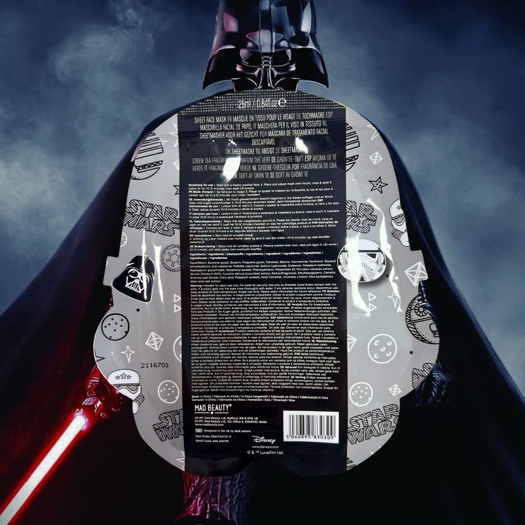 STAR WARS STORMTROOPER – Maschera Viso in Tessuto, Rivitalizzante al Tè verde