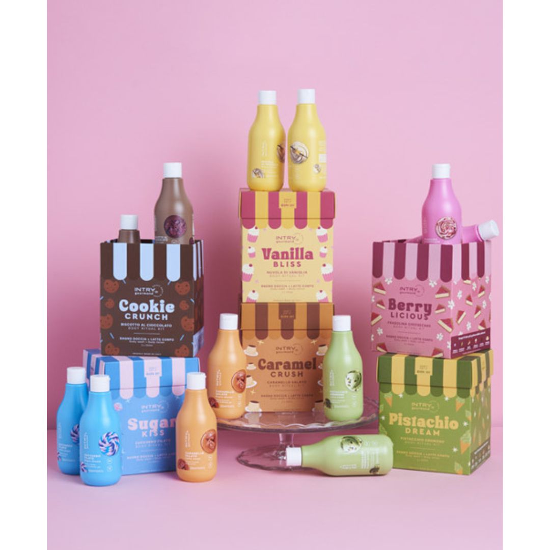 INTRA GOURMAND BISCOTTO AL CIOCCOLATO | Ritual Body Kit - BagnoDoccia 250ml + LatteCorpo 250ml