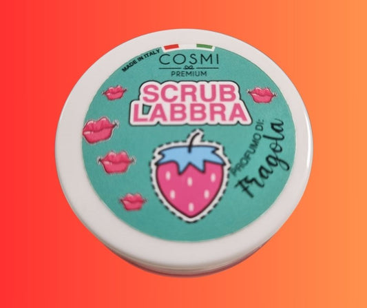 SCRUB LABBRA | esfoliante labbra al profumo di FRAGOLA