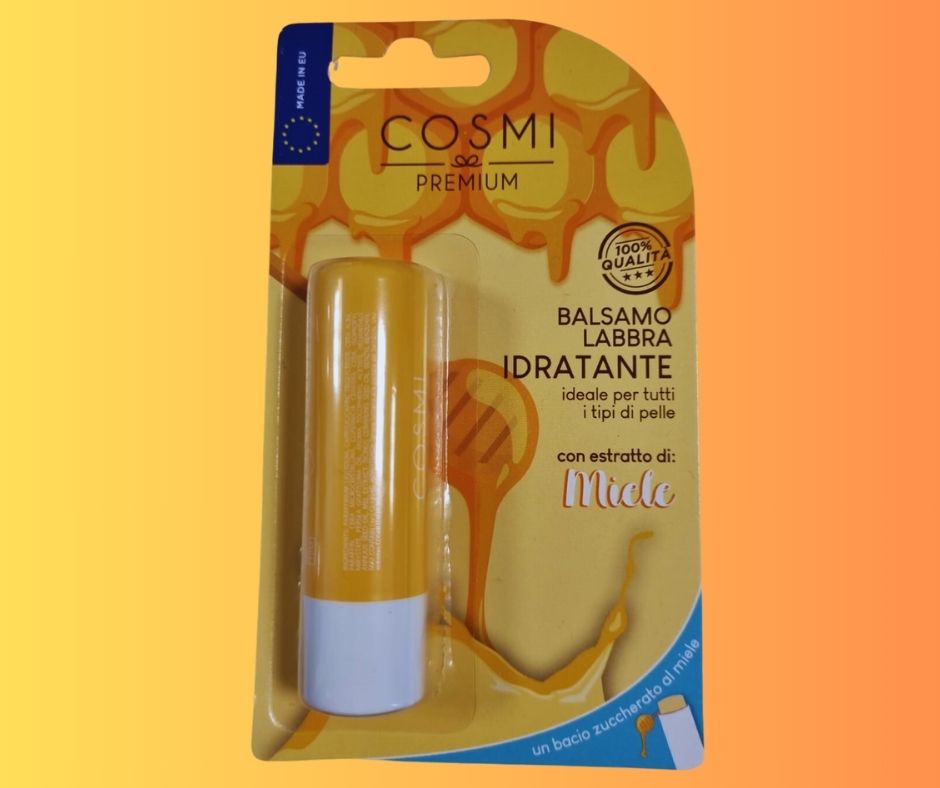 COSMI BALSAMO LABBRA IDRATANTE | un bacio zuccherato al Miele