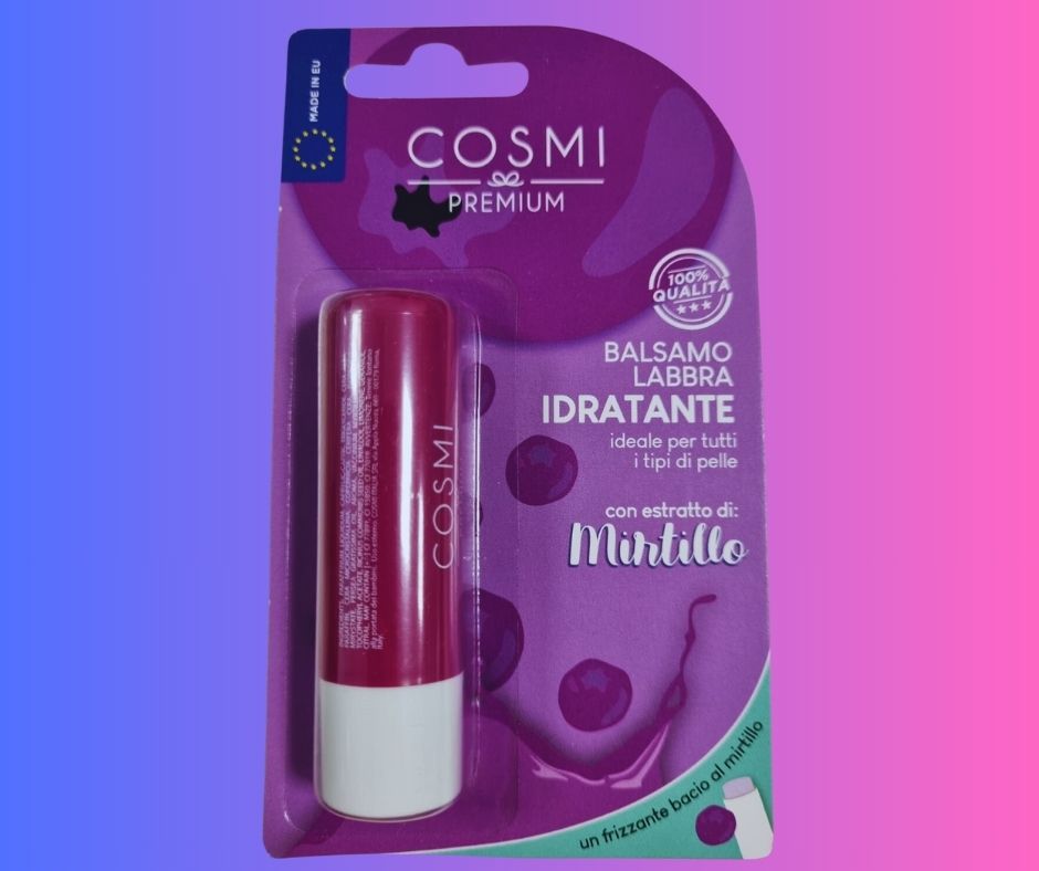 COSMI BALSAMO LABBRA IDRATANTE | un frizzante bacio al Mirtillo