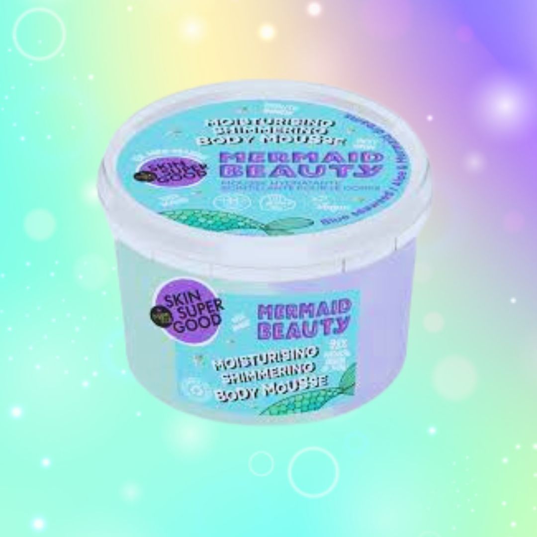 NEW MERMAID BEAUTY SHIMMERING | CREMA MOUSSE PER IL CORPO - Con Alga blu, Aloe e Sogni di Sirena