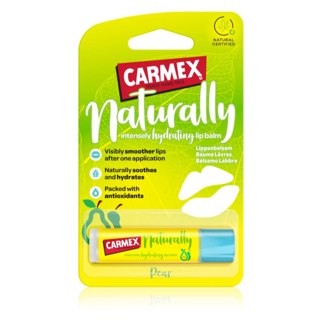 CARMEX NATURALLY PERA - Balsamo labbra in stick