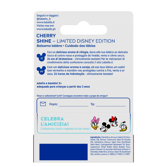 LIMITED DISNEY EDITION - Balsamo labbra Cherry shine