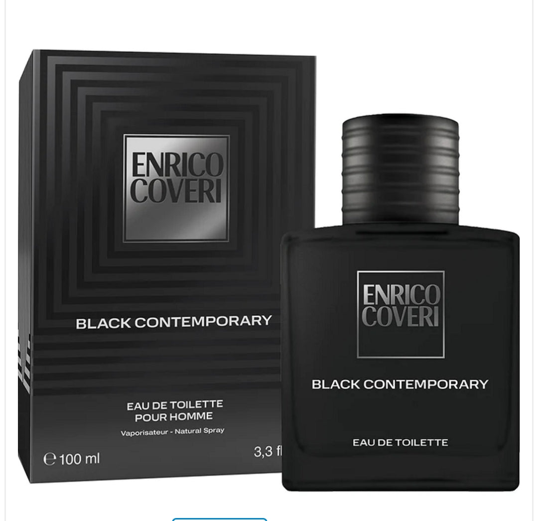ENRICO COVERI - Contemporary black edt 100 ml+OMAGGIO Bagnoschiuma 300ml
