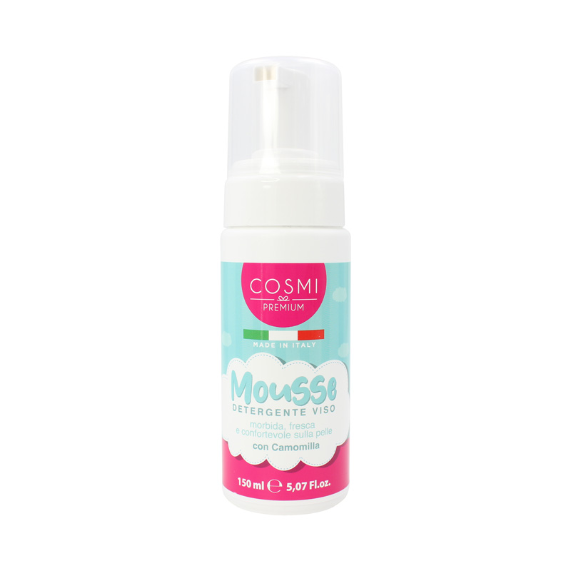 MOUSSE DETERGENTE VISO - morbida mousse con camomilla