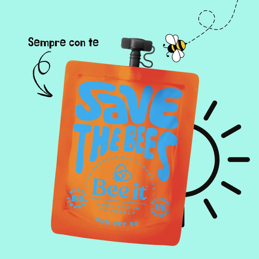 SAVE THE BEES - CREMA SOLARE viso/corpo SPF 30+ con miele biologico 50ml