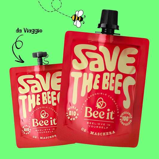 SAVE THE BEES - MASCHERA CAPELLI RISTRUTTURANTE con propoli e miele biologico
