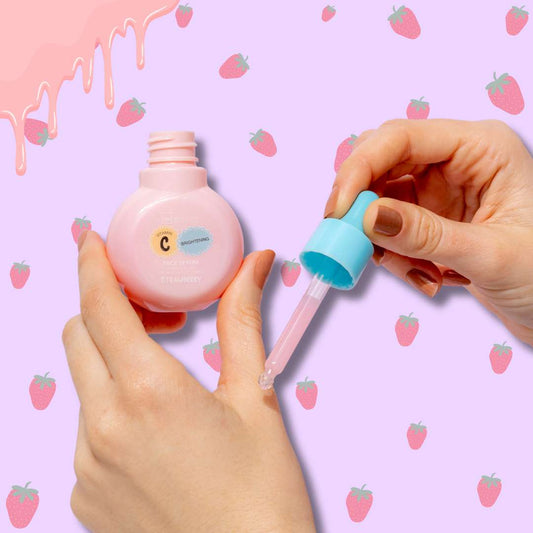 SIERO VISO ILLUMINANTE CON VITAMINA C - alla Fragola