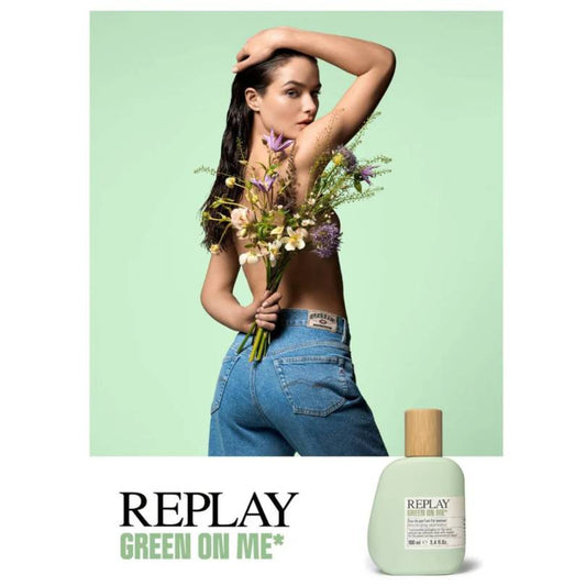 REPLAY GREEN ON ME - Eau de Parfum Donna 100ML